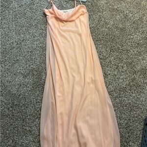 Nordstrom Light Peach Maxi Dress